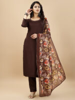 Glomee presented Top Bottom Dupatta Set