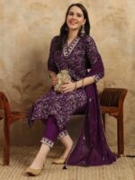 Glomee Introducing New kurti duptta and bottom set