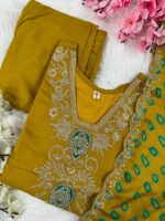 Glomee Introducing New kurti duptta and bottom set